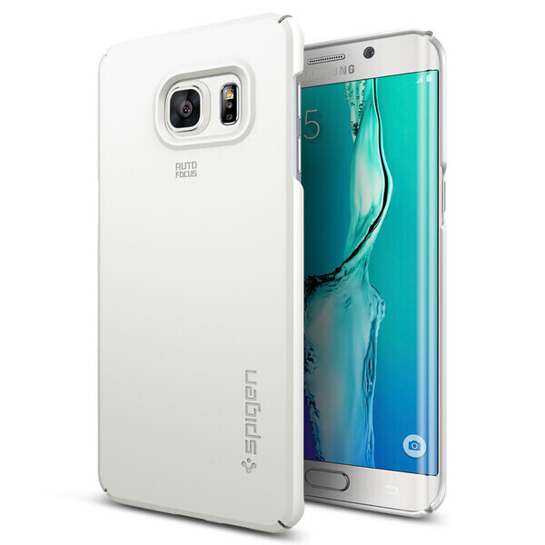 

Чехол Spigen Thin Fit Shimmery White для Samsung Galaxy S6 Edge+