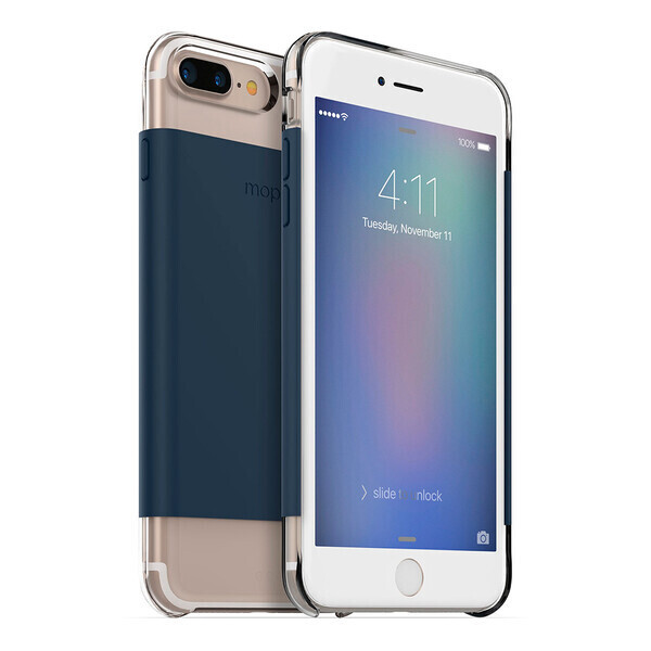 

Магнитный чехол Mophie Hold Force Base Case Navy Wrap для iPhone 7 Plus | 8 Plus