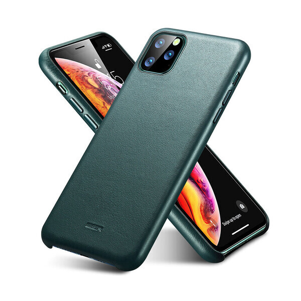 

Кожаный чехол ESR Metro Leather Pine Green для iPhone 11 Pro