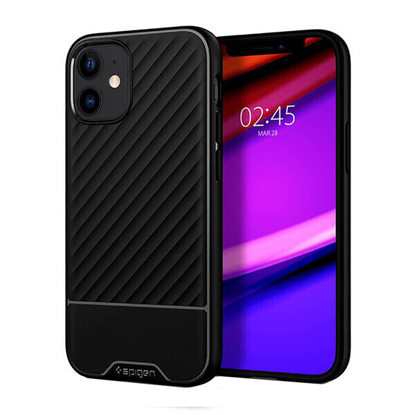 

Защитный чехол Spigen Core Armor Matte Black для iPhone 12 mini