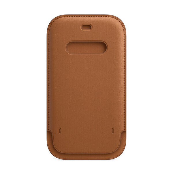 

Кожаный чехол-бумажник iLoungeMax Leather Sleeve with MagSafe Saddle Brown для iPhone 12 | 12 Pro OEM