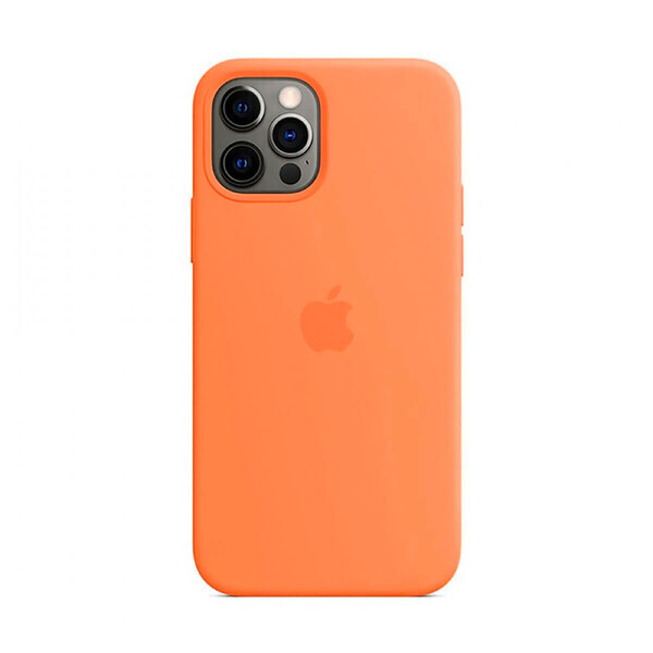 

Силиконовый чехол iLoungeMax Silicone Case MagSafe Kumquat для iPhone 12 Pro Max OEM (c поддержкой анимации)
