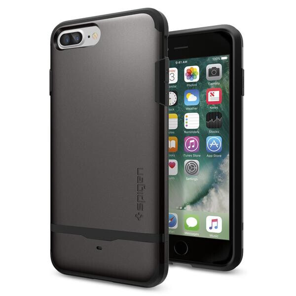 

Чехол Spigen Flip Armor Gunmetal для iPhone 7 Plus | 8 Plus (Витринный образец)