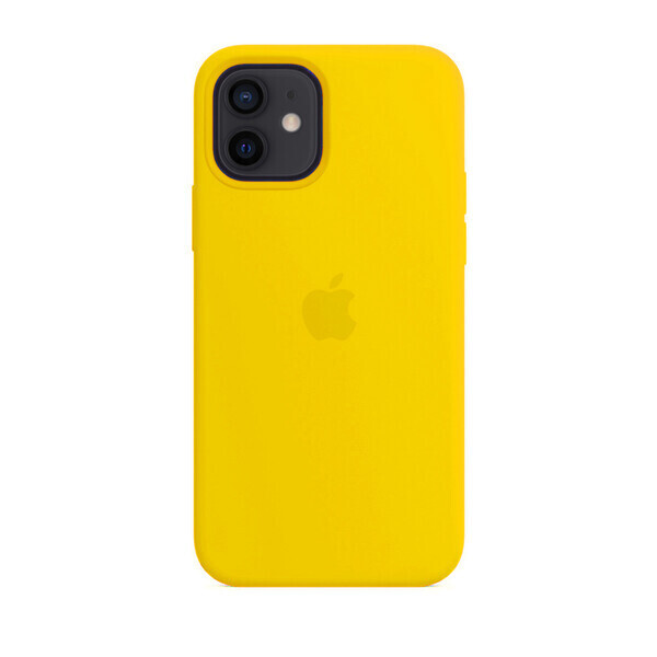 

Силиконовый чехол iLoungeMax Silicone Case Yellow для iPhone 12 mini OEM