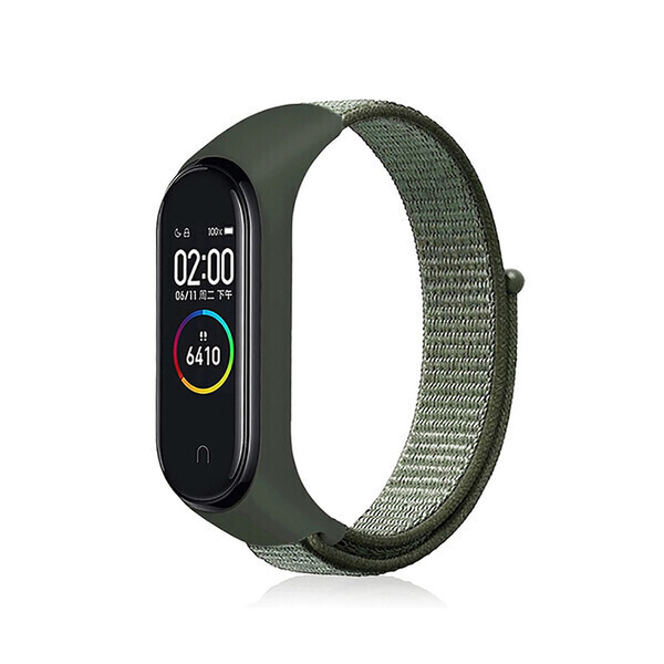 

Нейлоновый ремешок iLoungeMax Sport Loop Light Green для Xiaomi Mi Band 5 | 6