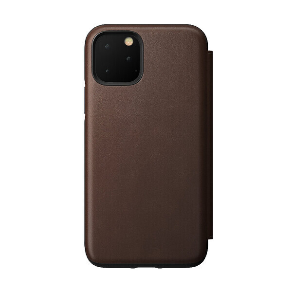

Кожаный чехол-книжка Nomad Rugged Folio Rustic Brown для iPhone 11 Pro
