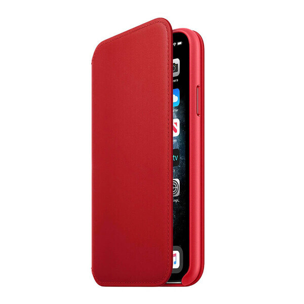 

Кожаный чехол-бумажник iLoungeMax Leather Folio Red для iPhone 11 Pro Max OEM
