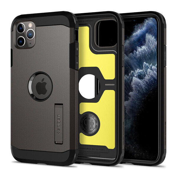 

Противоударный чехол Spigen Tough Armor Gunmetal для iPhone 11 Pro