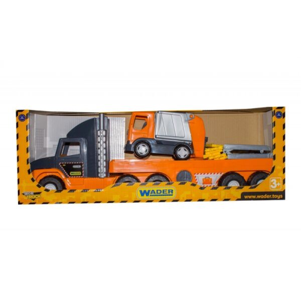 

Машинка Wader грузовик»Super Tech Truck» с мусоровозом (36730)