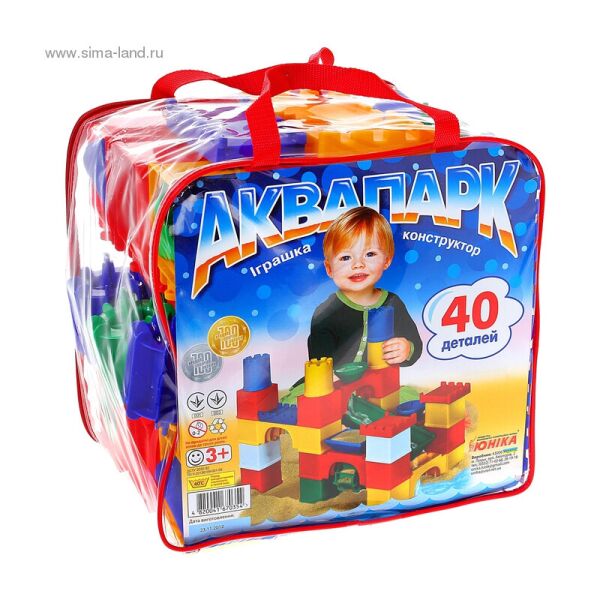 

Конструктор Юника «Аквапарк» 40 деталей (0354)