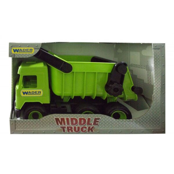 

Машинка TIGRES самосвал «Middle truck» зеленого цвета (39482)