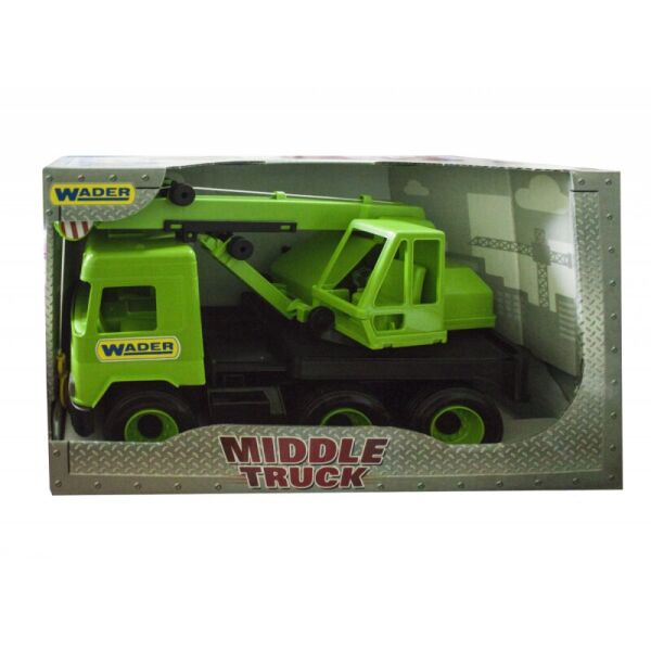 

Игрушечный TIGRES Автокран «Middle truck» (зеленый) (39483)