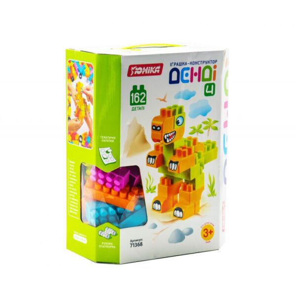 

Игрушка Юника конструктор «Денди 4» 162 деталей (1368)