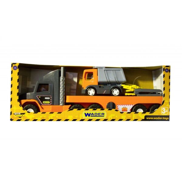 

Машинка Wader «Super Tech Truck» с грузовиком (36710)