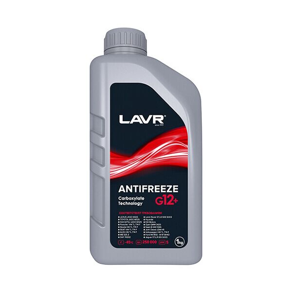 

Антифриз LAVR G12+ -45°С, 1 Л (1709)