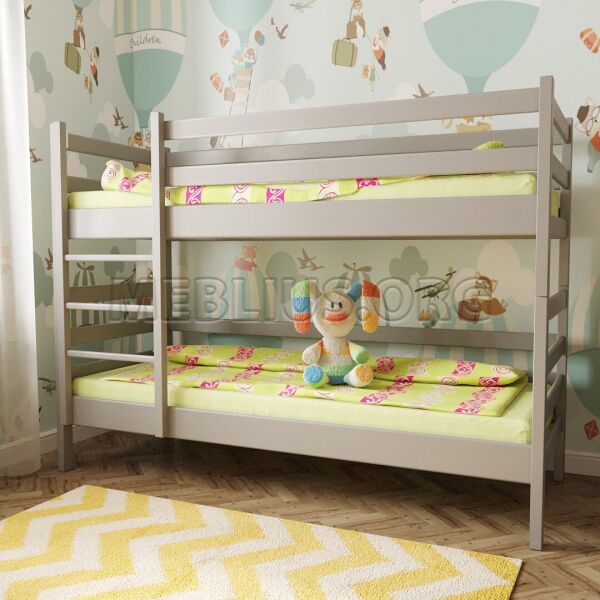 

Дитяче ліжко MEBLIUS Засоня 90 см x 200 см Cірий