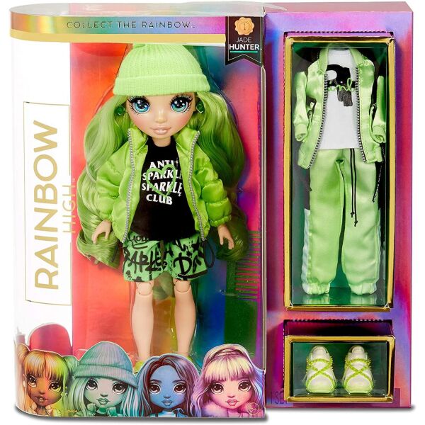 

Кукла Рейнбоу Хай Джейд Хантер Rainbow High - Green Clothes Fashion Doll