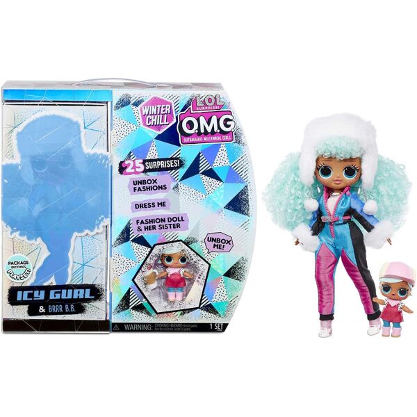 

Кукла ЛОЛ ОМГ Ледяная леди Зимний холод L.O.L. Surprise! O.M.G. Winter Disco Chill ICY Gurl