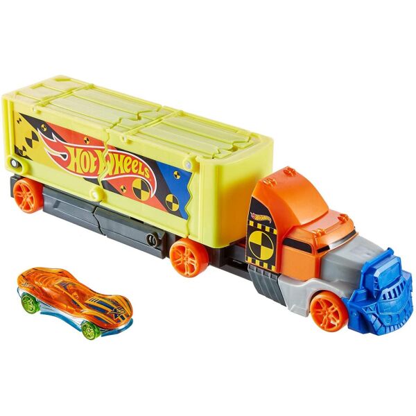 

Hot Wheels ( Хот Вилс ) Грузовик автовоз авария, Безумное столкновение Crashing Rig