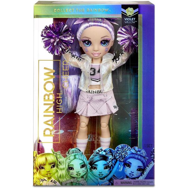 

Кукла Рейнбоу Хай Вайолет Уиллоу Чирлидер Rainbow High Cheer Violet Willow Purple Cheerleader Fashion Doll