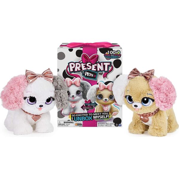 

Интерактивный щенок сюрприз Present Pets Spin Master
