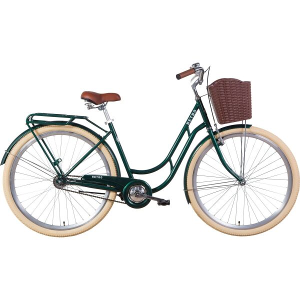 

Велосипед 28" Dorozhnik RETRO Velosteel зеленый 2021 (OPS-D-28-218)