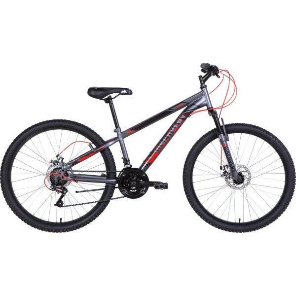 

Велосипед 26" Discovery RIDER DD 13" графитово-черный с красным (м) 2021