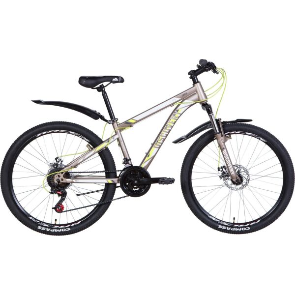 

Велосипед 26" Discovery TREK DD 13" серый с желтым (м) 2021