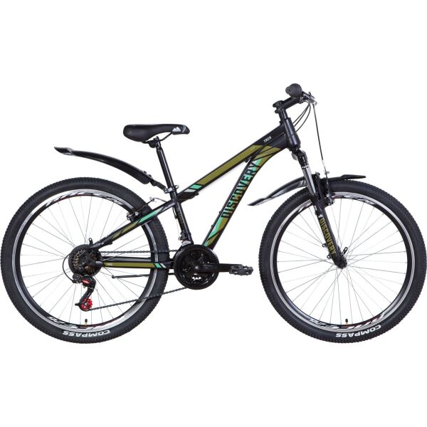 

Велосипед 26" Discovery TREK 13" черно-бирюзовый (м) 2021