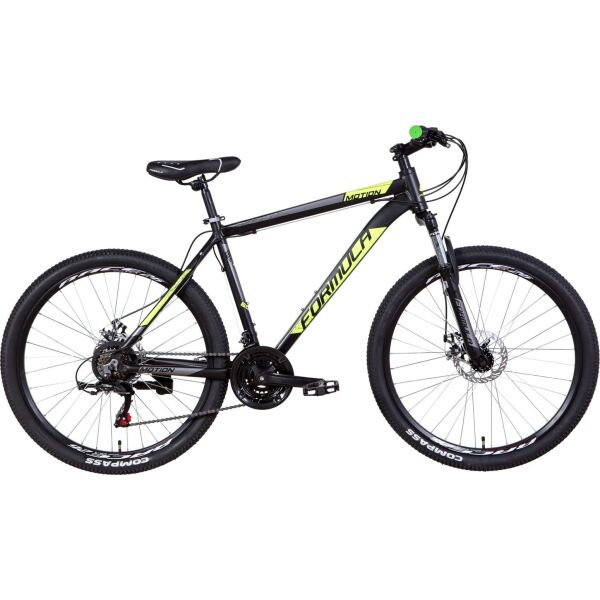 

Велосипед 26" Formula MOTION DD 19" черно-зеленый с серым (м) 2021 (OPS-FR-26-533)