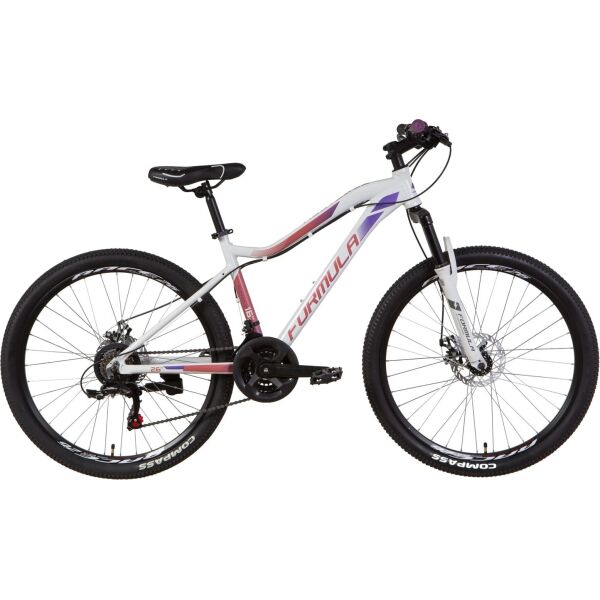 

Велосипед 26" Formula MYSTIQUE 1.0 DD бело-фиолетовый с малиновым 2021 (OPS-FR-26-508)