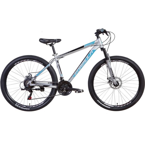 

Велосипед 27.5" Formula MOTION DD 17" серебристо-синий с черным 2021 (OPS-FR-27.5-072)