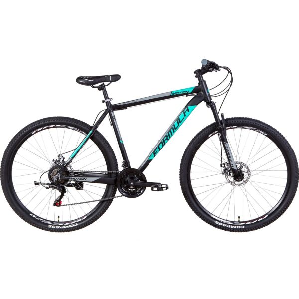 

Велосипед 29" Formula MOTION DD 17" черно-бирюзовый с серым (м) 2021 (OPS-FR-29-100)