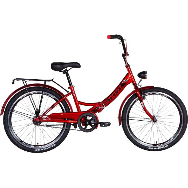 

Велосипед 24" Formula SMART вишневый с фонарём 2021 (OPS-FR-24-252)