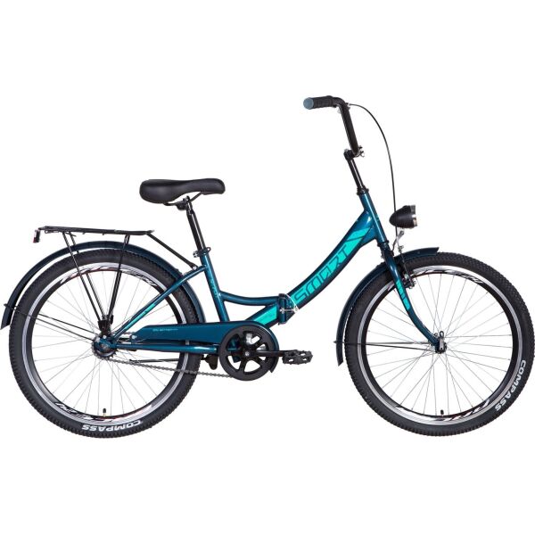 

Велосипед 24" Formula SMART малахитовый с фонарём 2021 (OPS-FR-24-248)