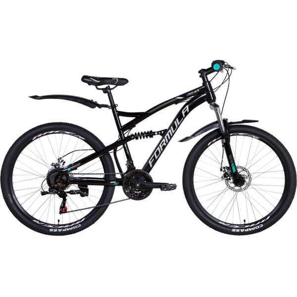 

Велосипед 26" Formula X-ROVER DD черно-бирюзовый 2021 (OPS-FR-26-481)