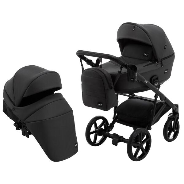 

Коляска 2 в 1 Bair Kiwi Soft BKS-299 черный 625636