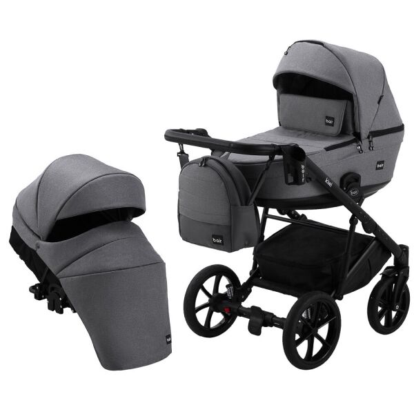 

Коляска 2 в 1 Bair Kiwi Soft BKS-218 серый 625506