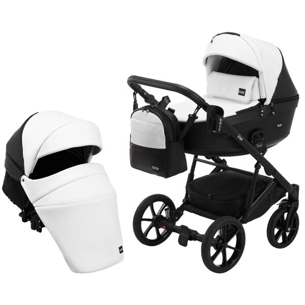 

Коляска 2 в 1 Bair Kiwi кожа 100% BK-51/15 белый 625450