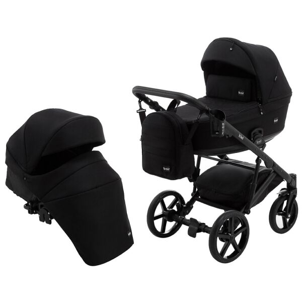 

Коляска 2 в 1 Bair Kiwi Soft BKS-452 черный 625634