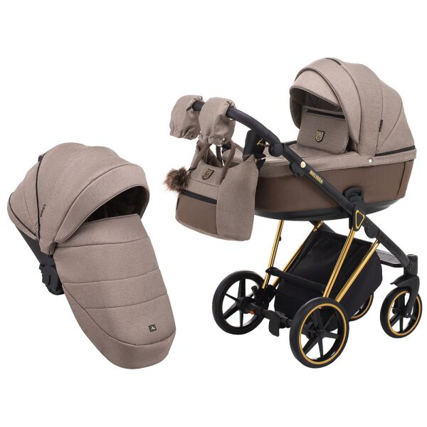 

Коляска 2 в 1 Adamex Belissa Special Edition бежевый 625327