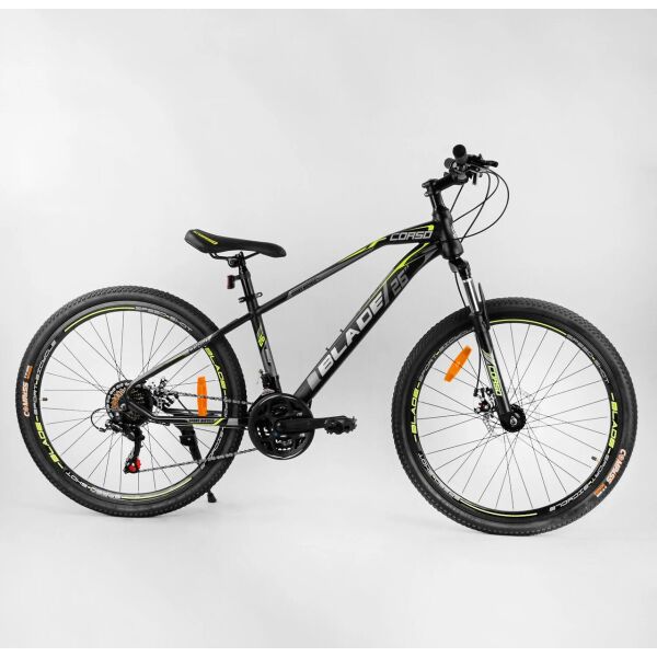 

Велосипед Спортивный CORSO «BLADE» 26" дюймов 78892 черный 04740