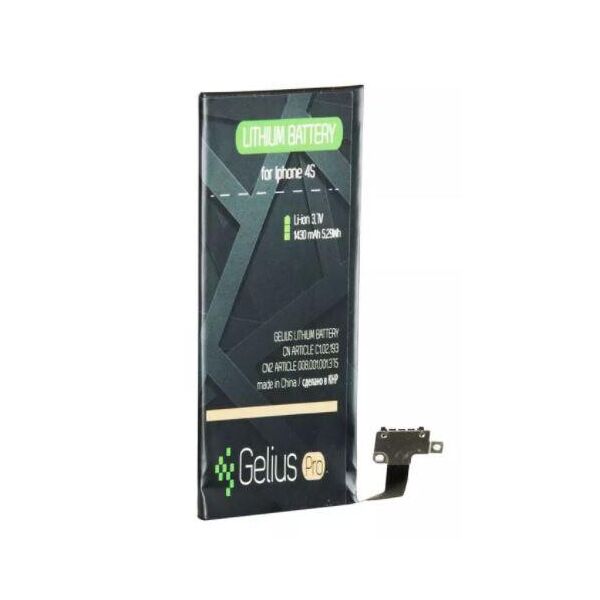 

Аккумулятор "Gelius Pro" для iPhone 4S 1430mAh