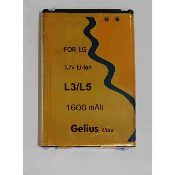 

Акумулятор Gelius Ultra для LG P970/L3/L5/L60 1600mAh