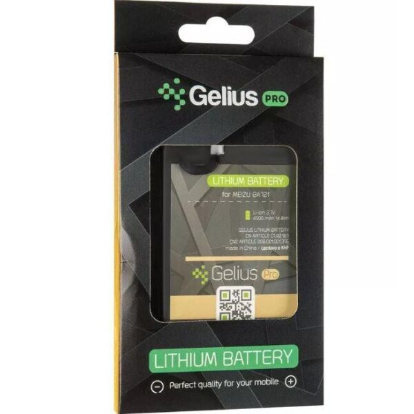 

Аккумулятор Gelius Pro для Meizu M6 Note (BA721) 4000mAh