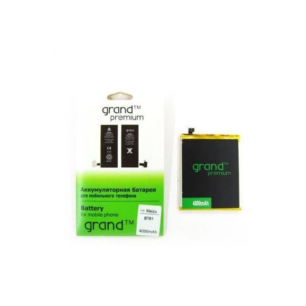 

Аккумулятор "GRAND PREMIUM" для MEIZU BT61 M3 NOTE M681 4000mAh