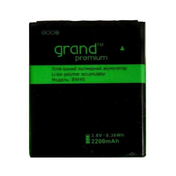 

Аккумулятор "GRAND PREMIUM"для XIAOMI MI2A/BM40 2200mAh