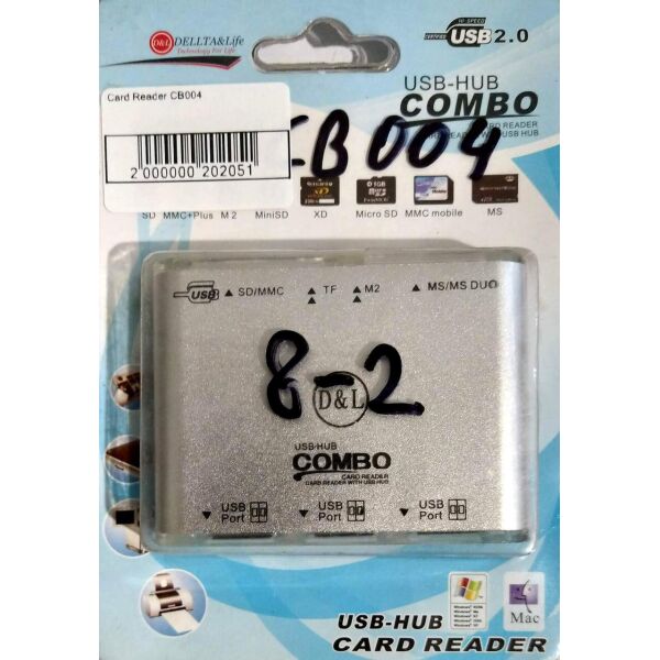 

USB Hub Card Reader "CB004" USB 2.0