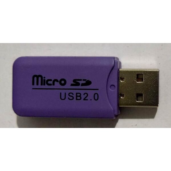 Акція на Кардридер Card Reader CR-122 USB 2.0 Violet від Allo UA