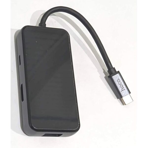 

USB Hub Hoco HB16 (Type C to 3USB + HDMI + TypeC + RJ45)